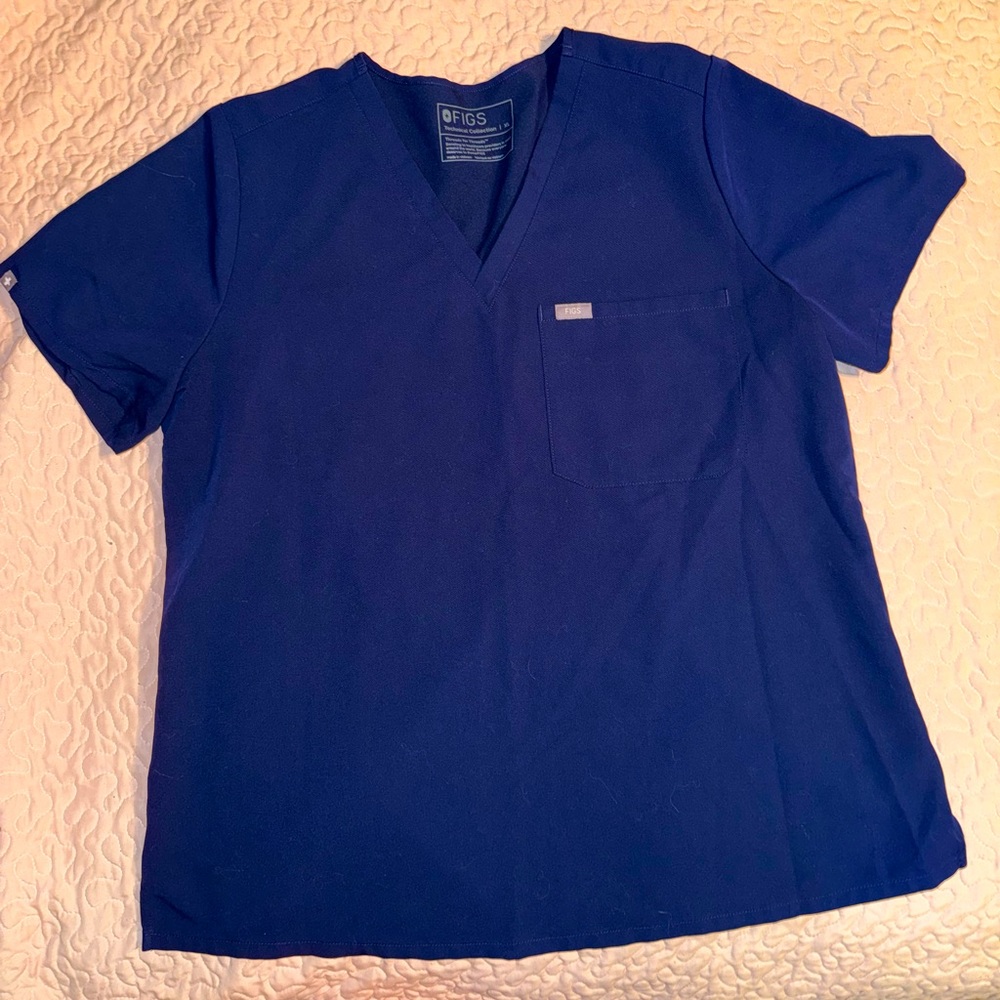 Women’s navy blue Figs scrub set XL/XLT